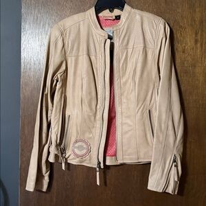 Harley Davidson leather jacket (S)